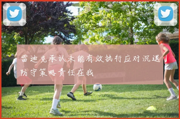 雷迪克承认未能有效执行应对沉退防守策略责任在我